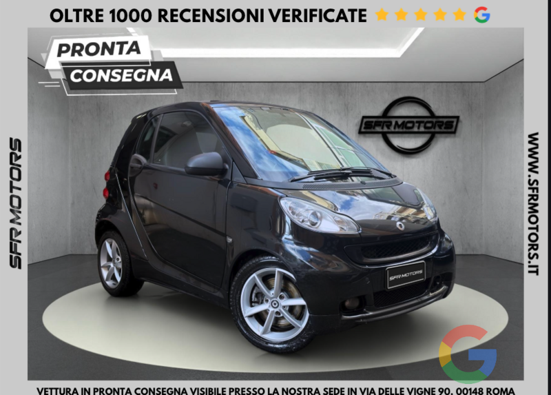 smart fortwo Fortwo 1.0 more black 71cv – SERVOSTERZO